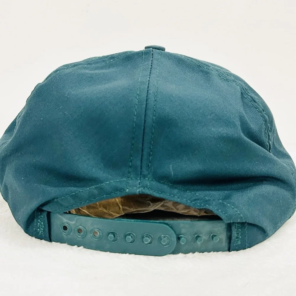 Mycogen Seeds‎ Vintage USA Trucker Rope Hat Cap Adjustable Snapback Green